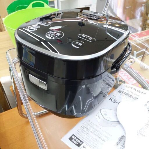 0414-08 【展示品美品】2019年製 SHARP 3合炊飯器 福岡城南片江