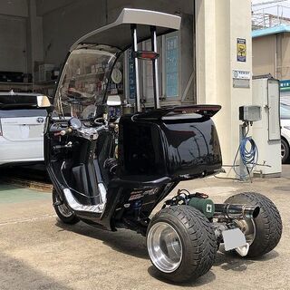自賠責R3/7迄 フルカスタム 後期型 ジャイロキャノピー リバイブ マロッシ ロンホイ ダグラス 10インチ10J