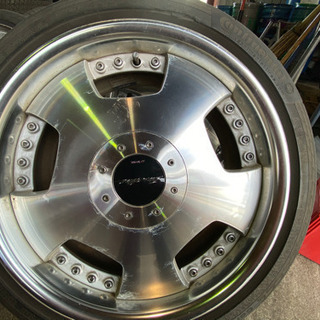 work  アルミ18インチ　　タイヤ付き