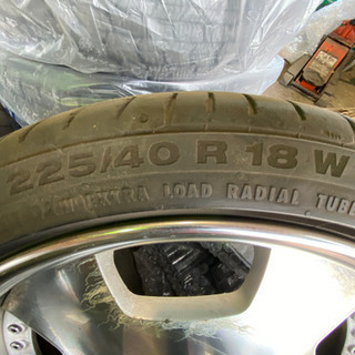 work  アルミ18インチ　　タイヤ付き