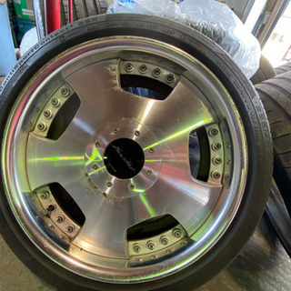 work  アルミ18インチ　　タイヤ付き