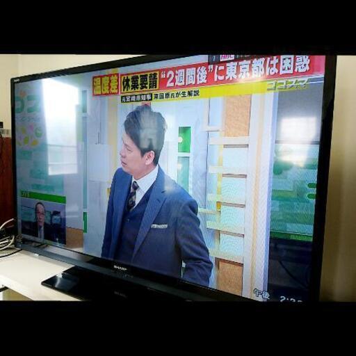 Sharpシャープ Aquos アクオス 60型フラット液晶テレビ