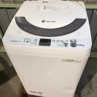 取引中タ☆SHARP全自動洗濯機5.5kg2013年製☆
