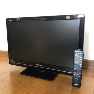 SHARP アクオス 24インチ 液晶テレビ リモコン付き 12...