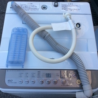 RKGSE-182-1】特価！Panasonic/6kg/全自動洗濯機/NA-F60PB10/中古/2017