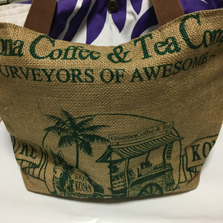 ハワイ購入コーヒー麻袋のバッグ