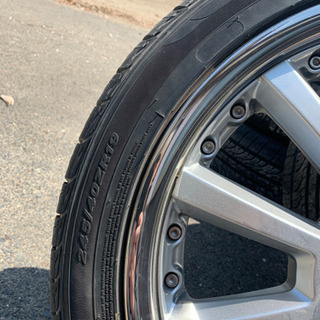 245/40R19 タイヤ、ホイール4本セット 美品！