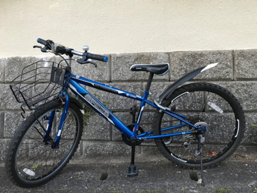 「お話中」子供用自転車24インチ6弾変速
