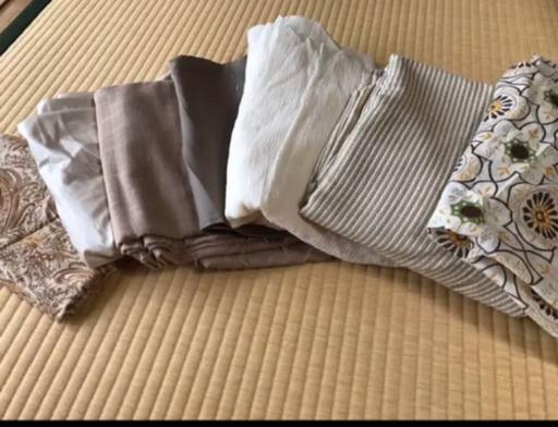 ベージュ系の洋服作りの生地 たっぷり6種類 はるはるこ 瓢箪山のその他の中古あげます 譲ります ジモティーで不用品の処分