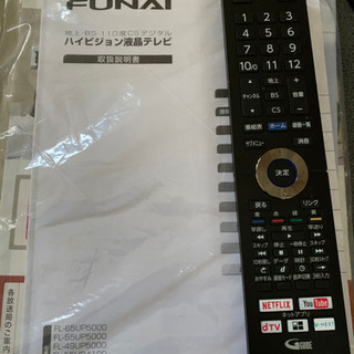 フナイ　4K液晶テレビ　FL-43UB4000