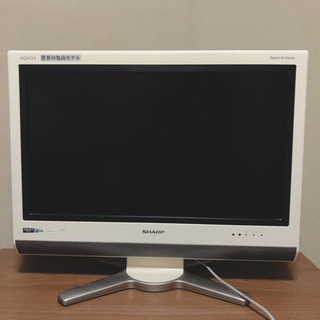 【SHARP】26型液晶テレビ / 白枠 / HDMI端子