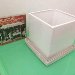 プランター　植木鉢　正方形＆長方形　白