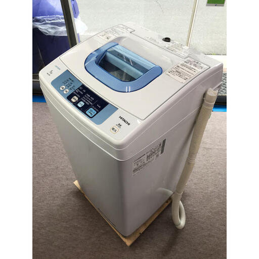 【近隣配送、設置費無料】HITACHI 5.0kg全自動電機洗濯機 NW-5TR 2015