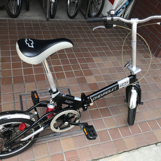 ★美品★16インチ　シボレー　折り畳み自転車　サスペンション付き