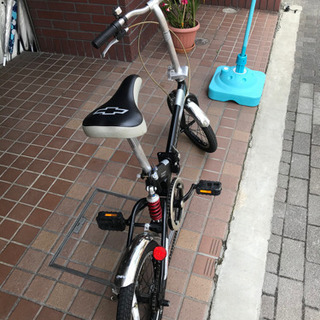 ★美品★16インチ　シボレー　折り畳み自転車　サスペンション付き