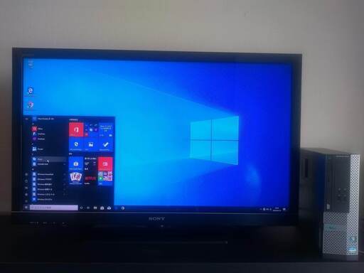 すぐ使えるDELL小型デスクトップパソコンWindows10/マウス・キーボード付けます
