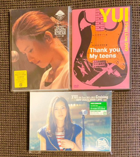【美品】YUI DVD \u0026Blu-ray 3点セット【初回限定版】