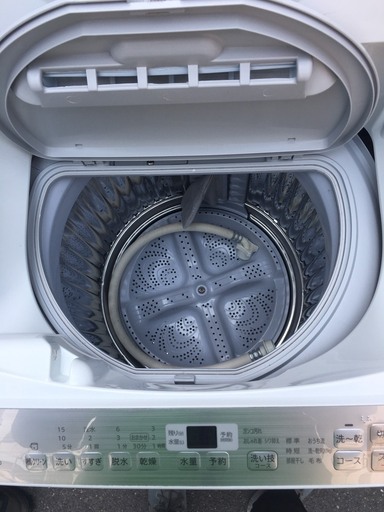 ☆ 激安!SHARP 全自動洗濯乾燥機 5.5kg ES-TX5B-N 2018年式 >23,000