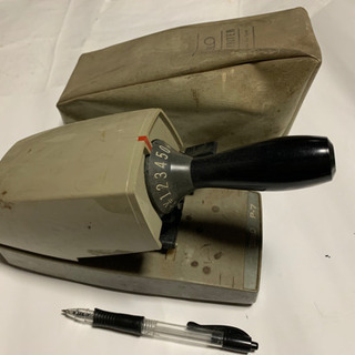 昭和レトロ、ロータリー式チェックライター
