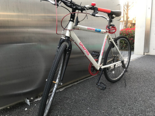 自転車　六段階ギア付き　ペダル一部破損破損