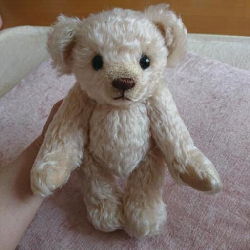 テディベア作家作製 可愛いテディベア シャンパンベア ひこたん 本郷のおもちゃ ぬいぐるみ の中古あげます 譲ります ジモティーで不用品の処分