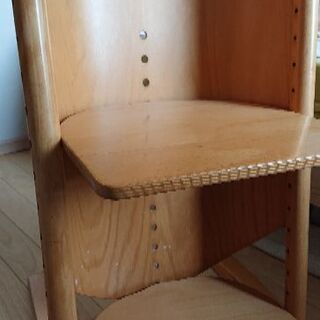 MOIZI　木製アンティーク椅子・ベビーチェア・ハイチェア・キッ...