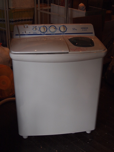 日立　二層式洗濯機　２０１９年製　5.5ｋｇ　動作OK