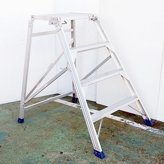 山口)ピカコーポレイション 折りたたみ作業台 アルミ合金製 DXE-120 作業台高さ120cm ◆BIZ625UK GD16