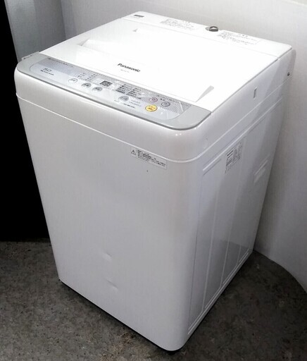 配達設置　洗濯機　5キロ　パナソニック　残時間表示　ペイペイ・クレジット対応