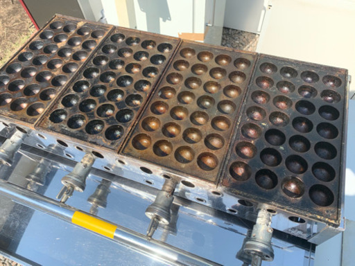 大東商会 業務用 たこ焼き器 LPガス（プロパン）用 鉄板28個 28穴