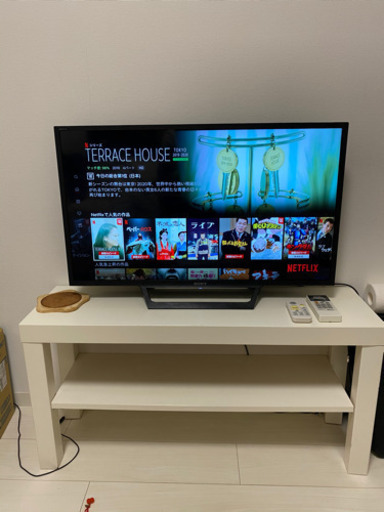 液晶テレビ(32インチ)テレビ台付 TV SONY youtube, Netflix も見れます