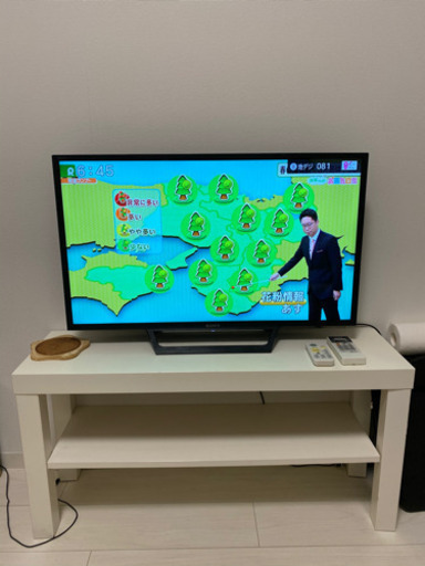 液晶テレビ(32インチ)テレビ台付 TV SONY youtube, Netflix も見れます