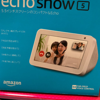 決まりました。Amazon  echo show5