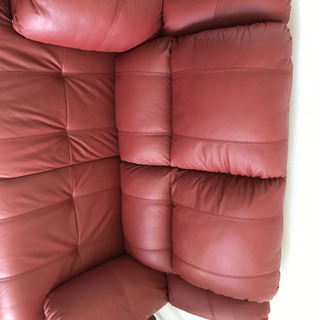 赤いソファー(2人掛け)