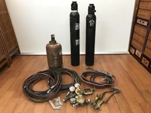 ガス切断機 ホース トーチ レギュレーター セット