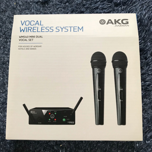 AKGワイヤレスマイクセット WMS40 MINI DUAL VOCAL SET