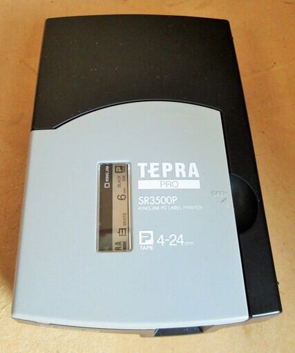 ☆テプラ・プロ TEPRA PRO SR3500P PCラベルプリンター◆オフィスに常駐！PC接続専用