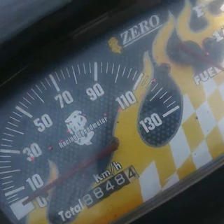 3kj メットインジョグ　紫紋 シモン エアロ付き車両　ＺＲフェイス　足回り移植