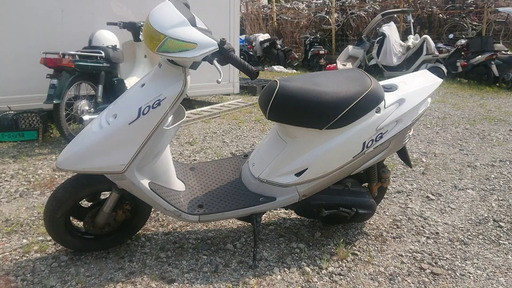 3kj メットインジョグ 紫紋 シモン エアロ付き車両 ＺＲフェイス 足回り移植