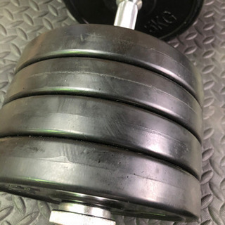 ボディメーカー　ラバーダンベルセット　42.5kg  ※重量調整可能