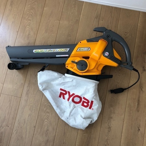 リョービ　ブロワ　バキューム　RESV-1000 電動ブロワー ブロアー　中古
