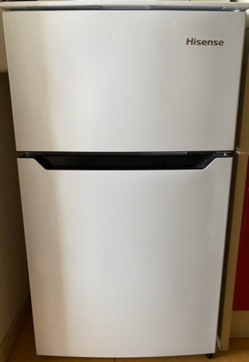 美品2018年製　Hisense 2ドア冷凍冷蔵庫　HR-B95A 一人暮らし