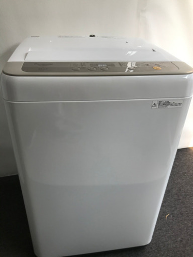 パナソニック　２０１８年製　送風乾燥搭載　洗濯機　６．０キロ　美品
