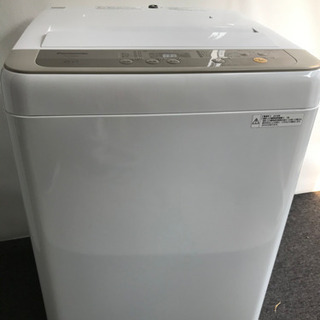 パナソニック ２０１８年製 送風乾燥搭載 洗濯機 ６．０キロ 美品