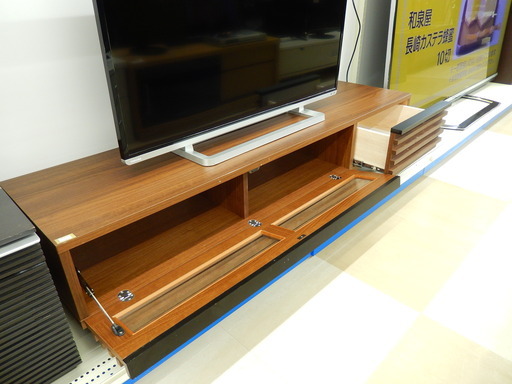 テレビボード  ブラウン 150㎝ 中古品 札幌市清田区