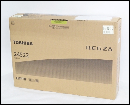 未使用 東芝 レグザ TV 24S22 24V型液晶テレビ TOSHIBA 4K REGZA