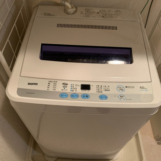 【無料・引取・本日限り】サンヨー2011年製洗濯機/稼働確認済