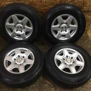 【BS BLIZZAK VL1 195/80R15 107/105L LT】冬 4本【Ripresa S 社外 15インチ 6J6HPCD139.7+33】200系ハイエース等　(VTM135) クレジットカード QR決済可能