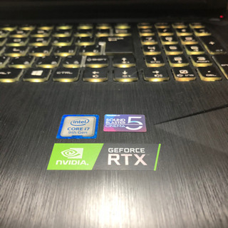ゲーミングハイエンドノートPC RTX2070 第9世代corei7 