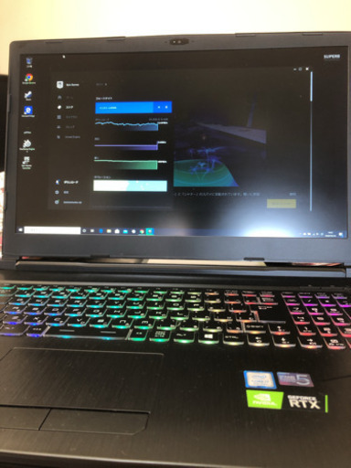 ゲーミングハイエンドノートPC RTX2070 第9世代corei7